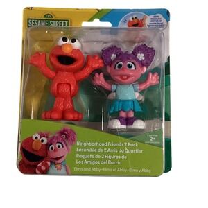 Sesame Street Elmo and Abby Neighborhood‎ Friends 2 Pack Figures Toy.